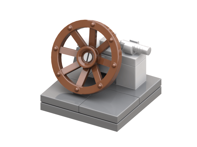 Dungeon Blacksmith Carriage wheel